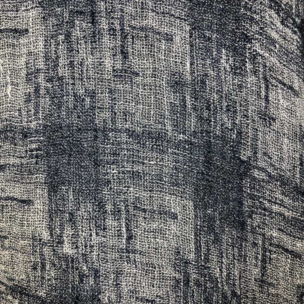 J Jill Pure Jill Linen Blend Blouse Petite Size PM Blue Gray - Picture 6 of 9